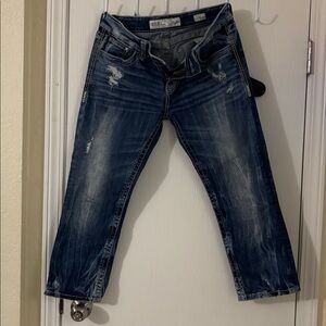 BKE Sabrina Distressed Blue Jeans